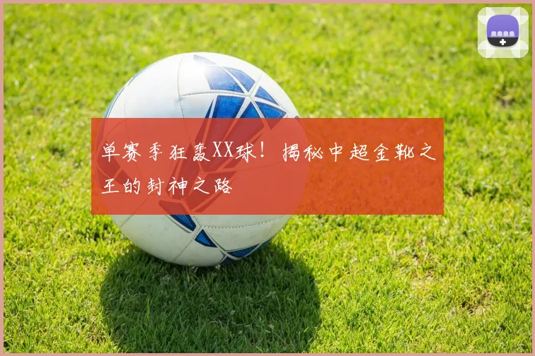 单赛季狂轰XX球!揭秘中超金靴之王的封神之路